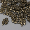 ميدالية معلّقة برسيم لون المعدن برونزي، القطر 13×8مم+- فتحة العروة 2,2مم+- تعبئة 30 قطعة+