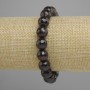 سوار جارنيت خرزة مقطّعة، القطر 10.5mm ±، الطول 18cm ±، ستريتش