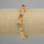 سوار سيترين شظايا، القطر 7-12×3-6 مم ±، الطول 18 سم ±، شريط مرن