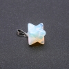 قلادة ميركابا حجر القمر 10x10mm